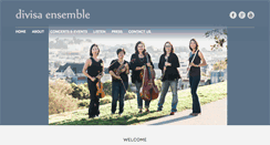 Desktop Screenshot of divisaensemble.com