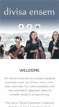 Mobile Screenshot of divisaensemble.com