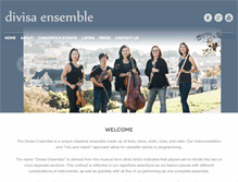 Tablet Screenshot of divisaensemble.com